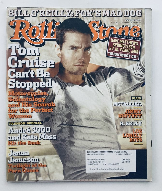 Rolling Stone Magazine September 2 2004 Issue 956 Tom Cruise Can't Be Stopped