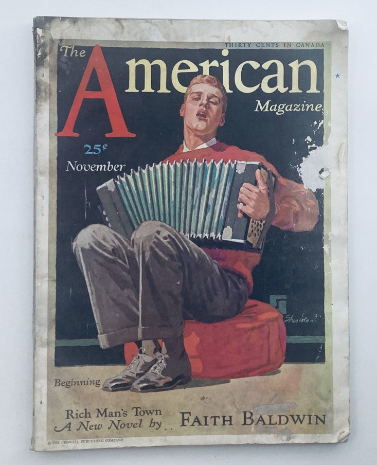 VTG The American Magazine November 1931 Vol 112 No. 5 Rich Man's Town No Label