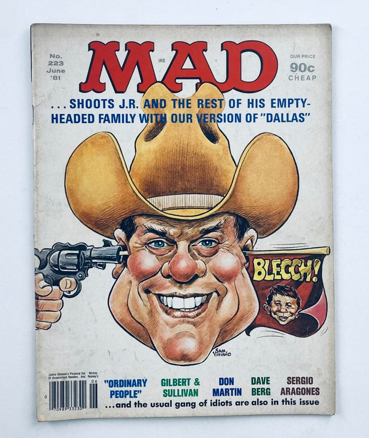 Mad Magazine June 1981 No. 223 Gilbert & Sullivan 4.0 VG Very Good No Label