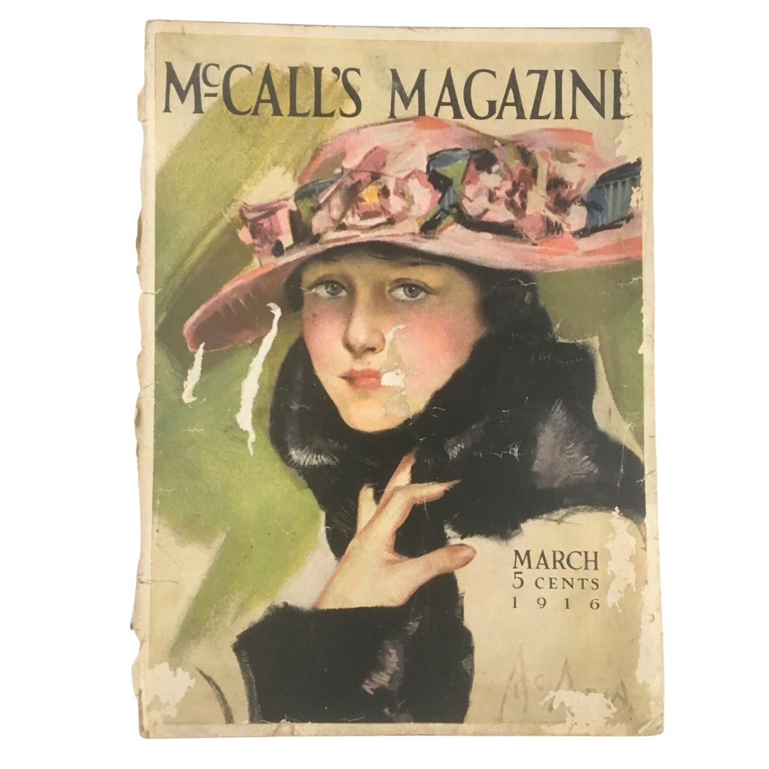 VTG McCall's Magazine March 1916 Littlejohn Brings Home The Water No Label