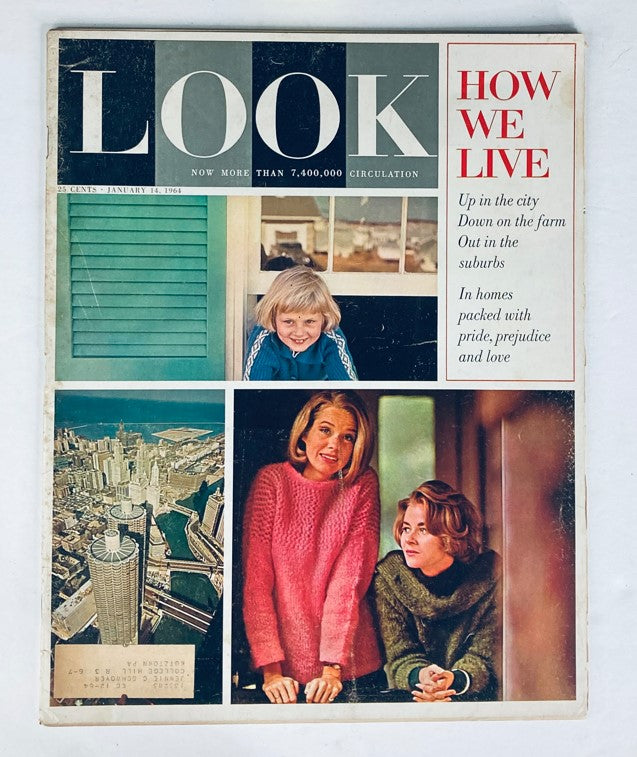 RES* VTG Look Magazine January 14 1964 Vol 28 No. 1 Our Middle-Class Ghettos