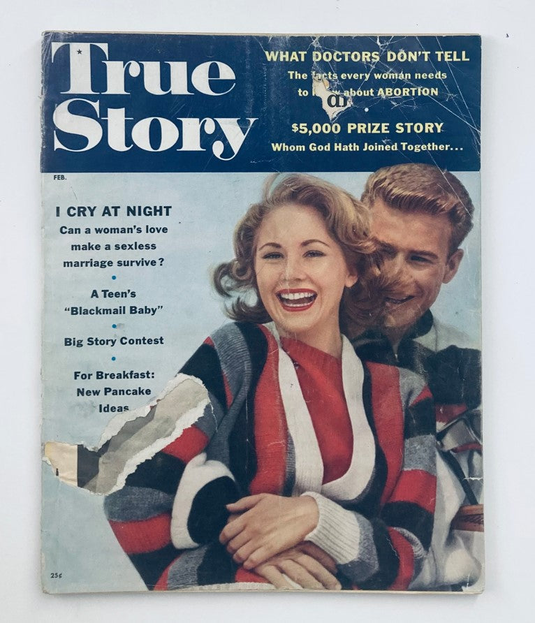 VTG True Story Magazine February 1959 Vol 80 #1 Teen's "Blackmail Baby" No Label