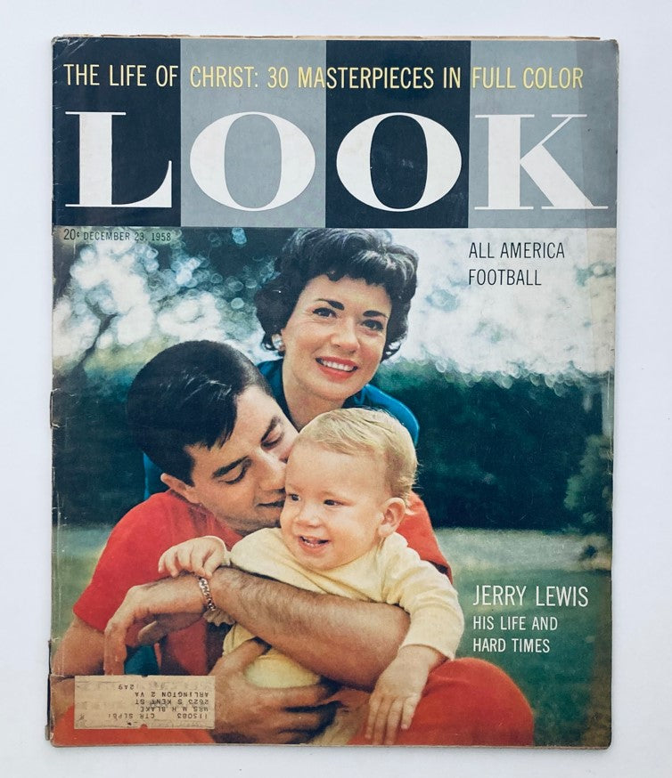 VTG Look Magazine December 23 1958 Vol 22 No. 26 Jerry Lewis Life & Hard Times