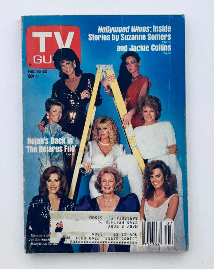 TV Guide Magazine February 16 1985 Hollywood Wives Tampa-Sarasota Ed.