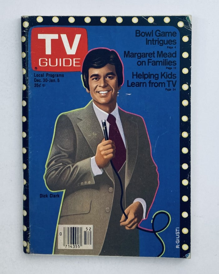 TV Guide Magazine December 30 1978 #1344 Dick Clark NJ-PA Ed. No Label