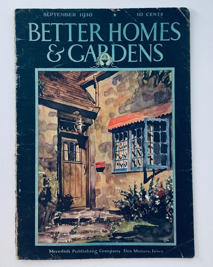 Better Homes & Gardens Magazine September 1930 We Have A Perfect Neighbor