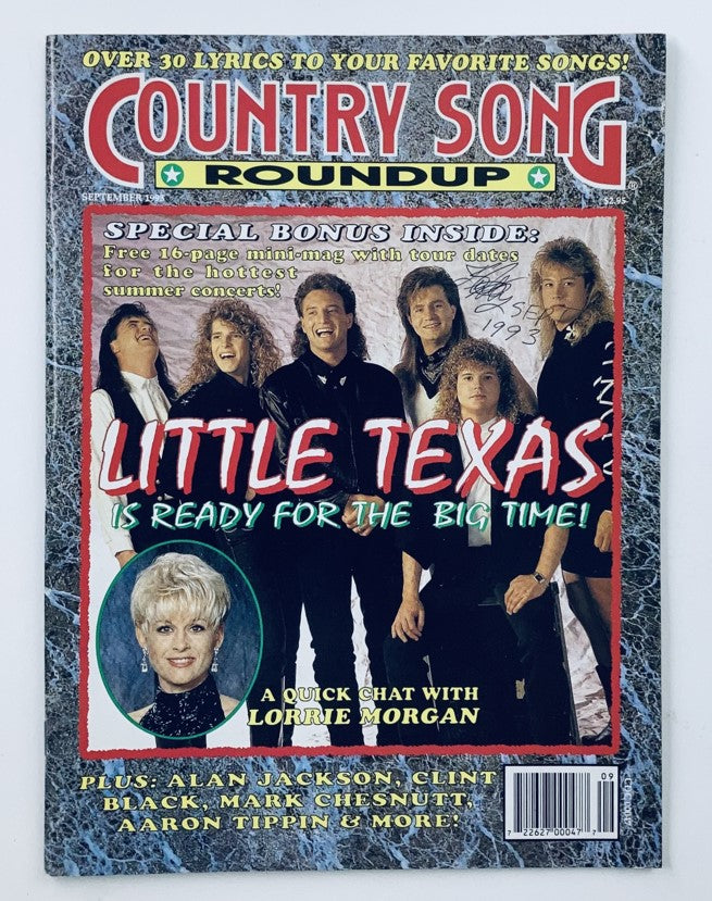 Country Song Roundup Magazine September 1993 Little Texas Lorrie Morgan No Label