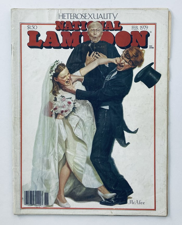 VTG National Lampoon Magazine February 1979 Profile: Mr. Right No Label