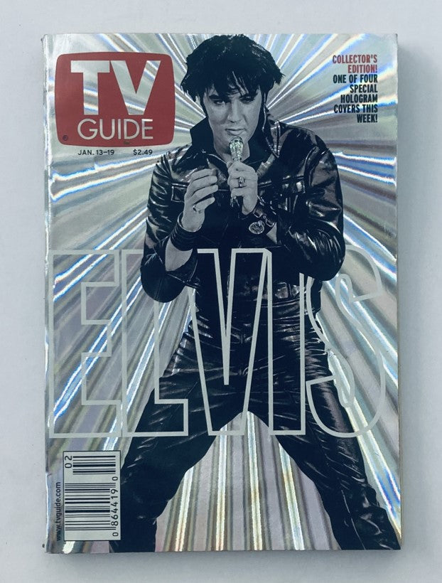 TV Guide Magazine January 13 2001 Elvis Presley Time Warner-Tampa Bay Ed.