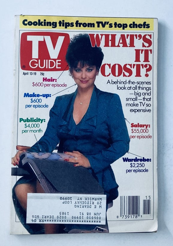 TV Guide Magazine April 13 1991 Delta Burke What's It Cost? NY Metro Ed.