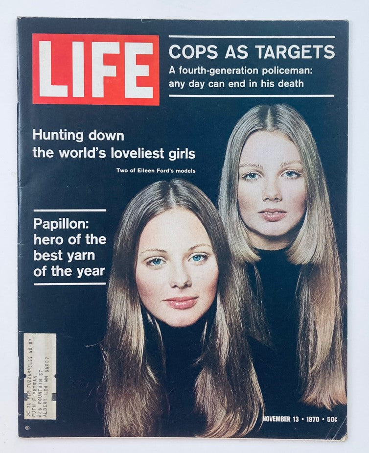 RES*  Life Magazine November 13 1970 Hunting Down The World's Loveliest Girls