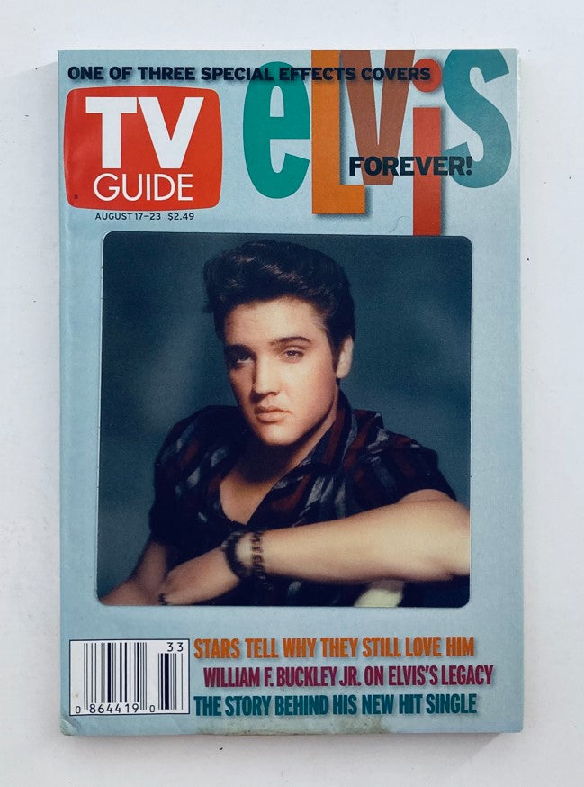 TV Guide Magazine August 17 2002 Elvis Presley Cablevision of Northern NJ Ed.