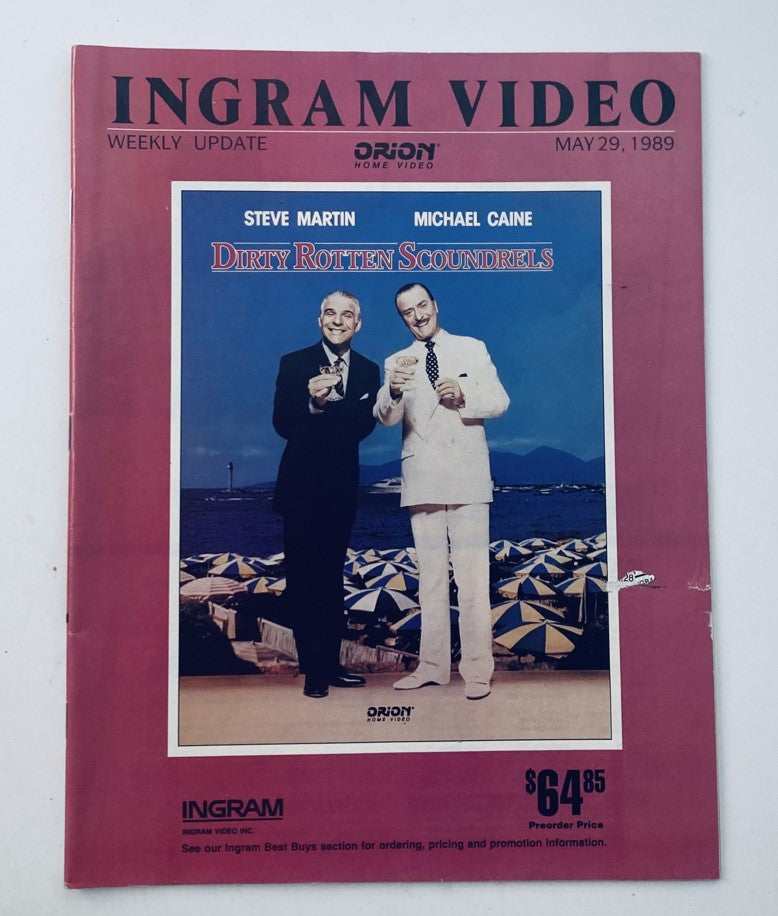 VTG Ingram Video Magazine May 29 1989 Dirty Rotten Scoundrels