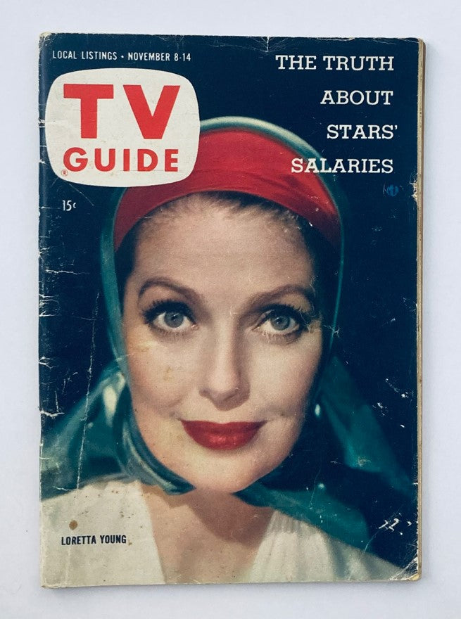 TV Guide Magazine November 8 1958 #293 Loretta Young Georgia Ed. No Label