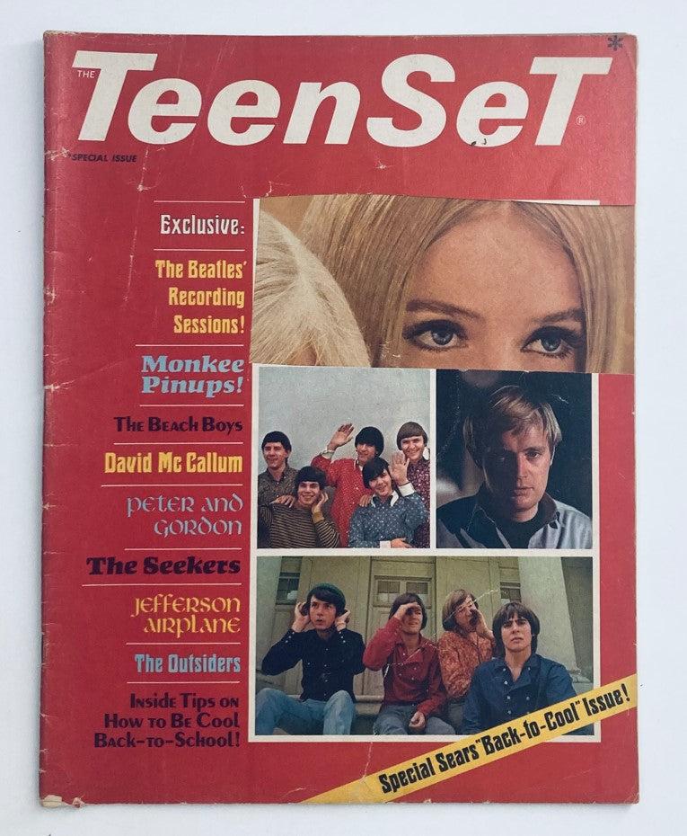 VTG The Teen Set Magazine Summer 1967 The Beatles & David McCallum No Label