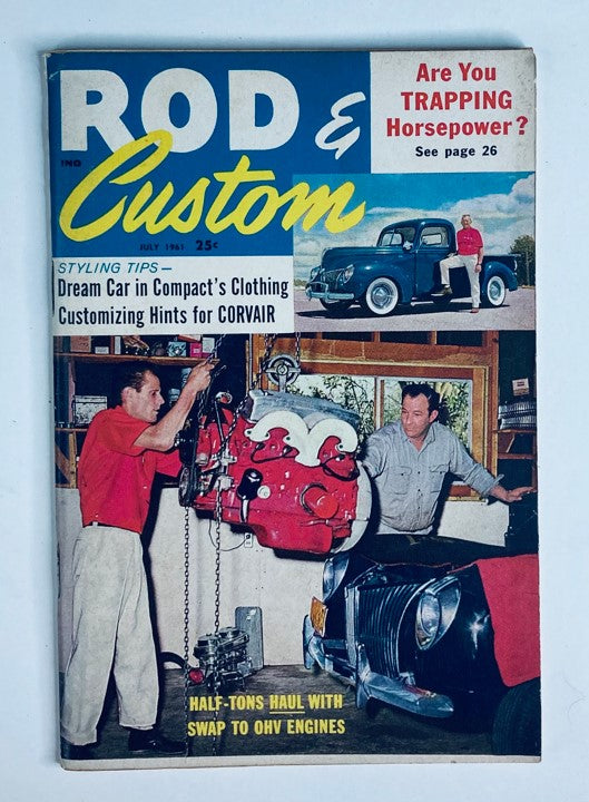 VTG Rod & Custom Magazine July 1961 The Old Master Painter No Label