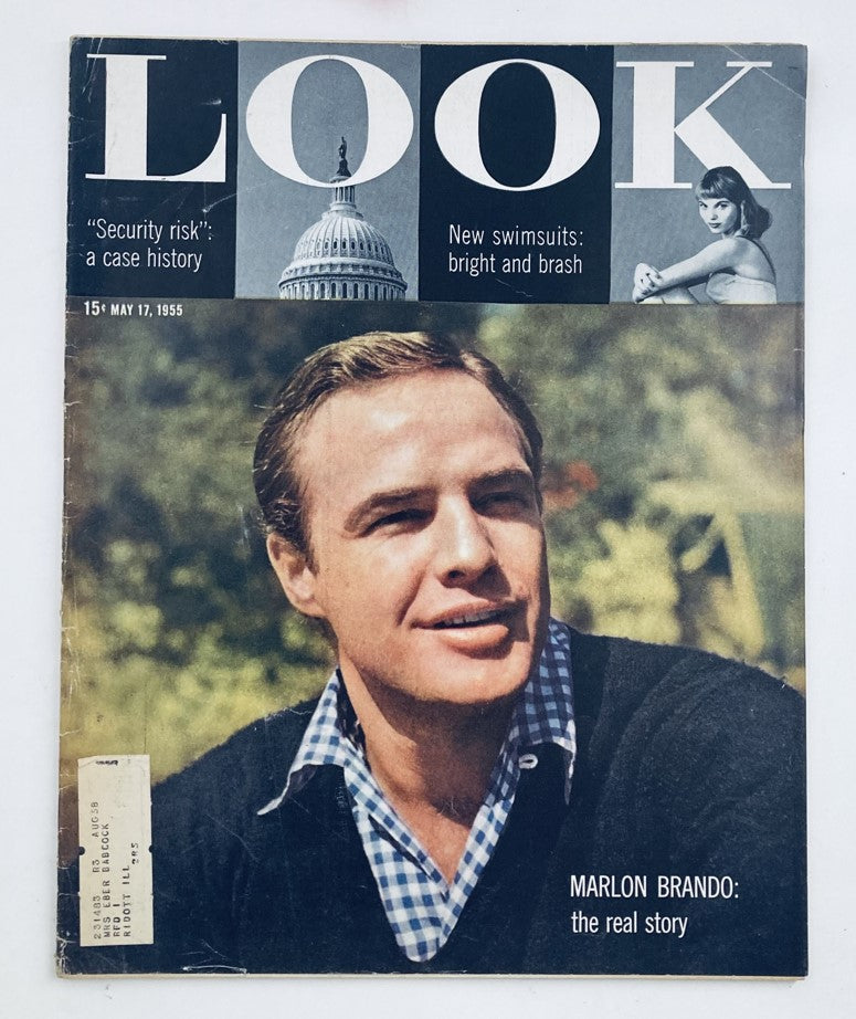 VTG Look Magazine May 17 1955 Vol 19 No. 10 Marlon Brando The Real Story