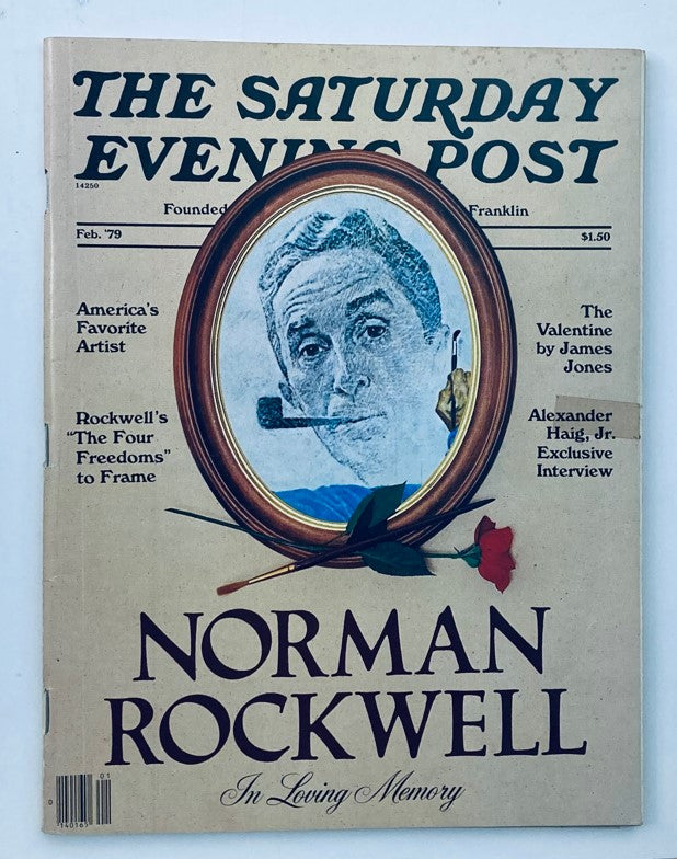 The Saturday Evening Post Magazine February 1979 Norman Rockwell No Label