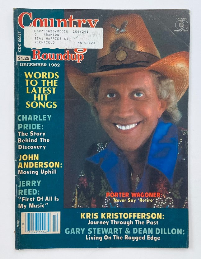 VTG Country Song Roundup Magazine December 1982 Porter Wagoner Never Say Retire