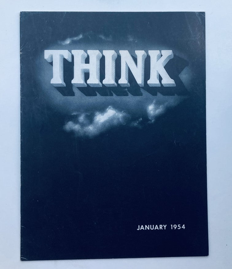 VTG Think Magazine January 1954 Vol 20 No. 1 Our Stone Age Crops No Label