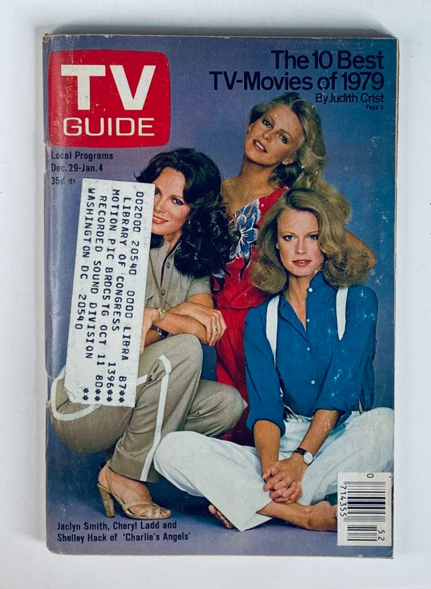 TV Guide Magazine December 29 1979 #1396 Charlie's Angels WA-Baltimore Ed.