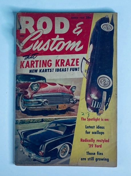 VTG Rod & Custom Magazine March 1959 The Man Who Started It All No Label