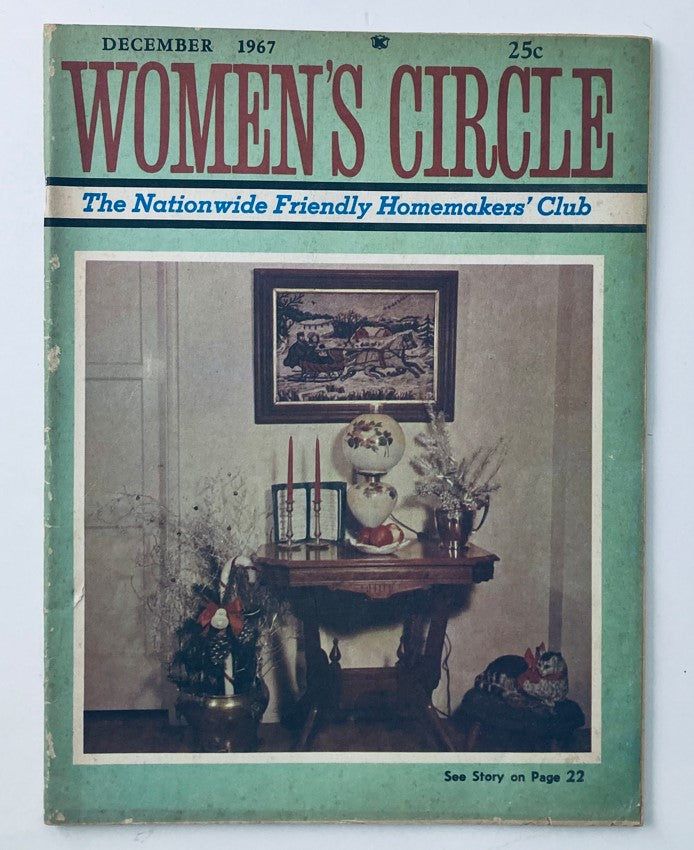 VTG Women's Circle Magazine December 1967 Vol 10 No. 12 Pandora's Box No Label