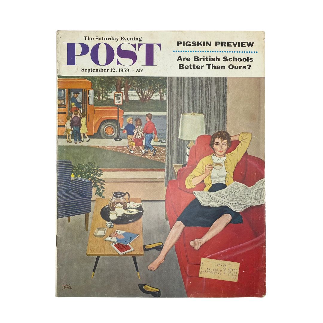 Saturday Evening Post Magazine September 12 1959 And Her Love - Amos Sewell