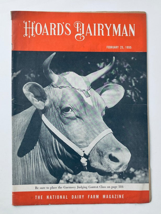 VTG Hoard's Dairyman Magazine February 25 1955 Vol 100 #4 Dinners for Busy Days