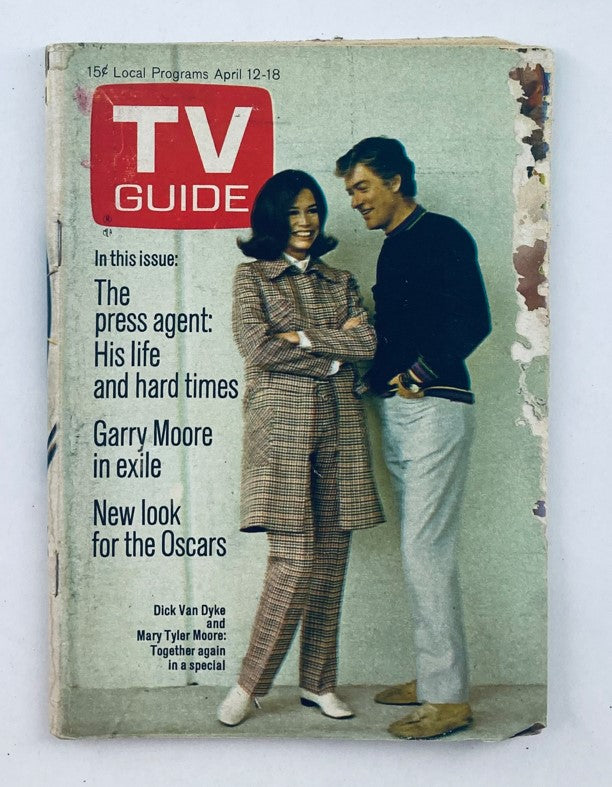 TV Guide Magazine April 12 1969 #837 Mary Tyler Moore San Francisco Ed. No Label