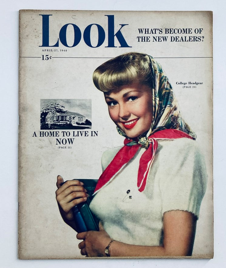 VTG Look Magazine April 27 1948 Vol 12 No. 9 Shirley Johns No Label