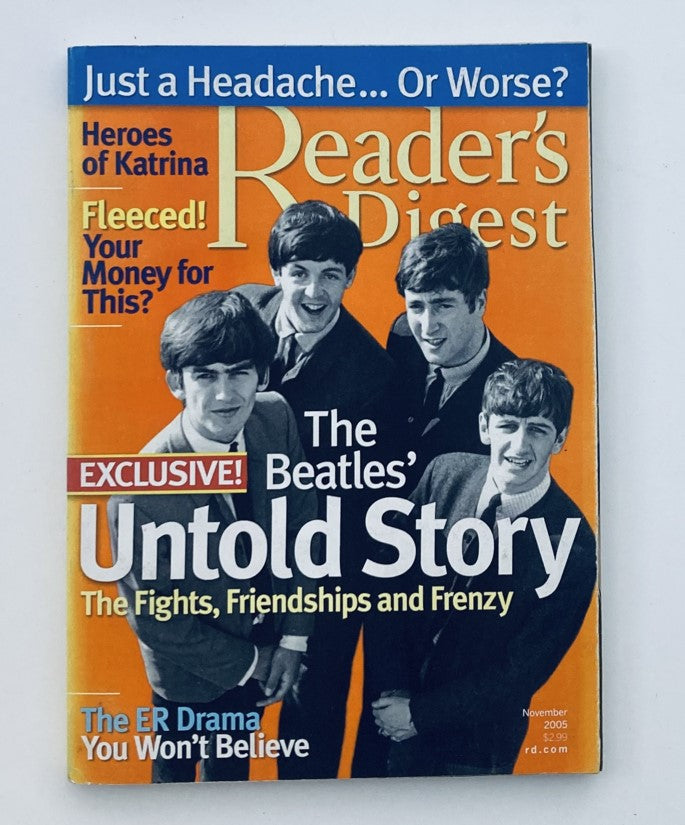 Reader's Digest Magazine November 2005 The Beatles' Untold Story No Label