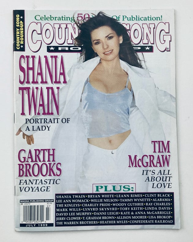 Country Song Roundup Magazine July 1999 Vol 50 No. 448 Shania Twain No Label