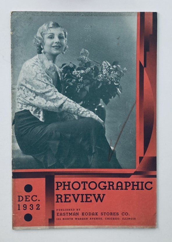 VTG Photographic Review Magazine December 1932 Eastman Portrait No Label