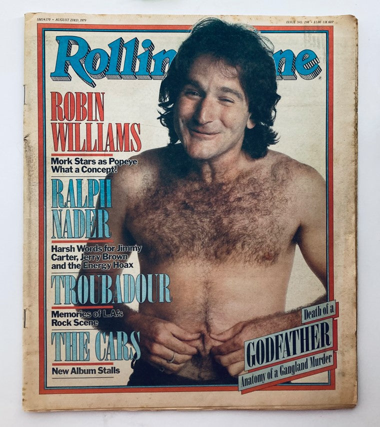 VTG Rolling Stone Magazine August 23 1979 Issue 298 Robin Williams No Label