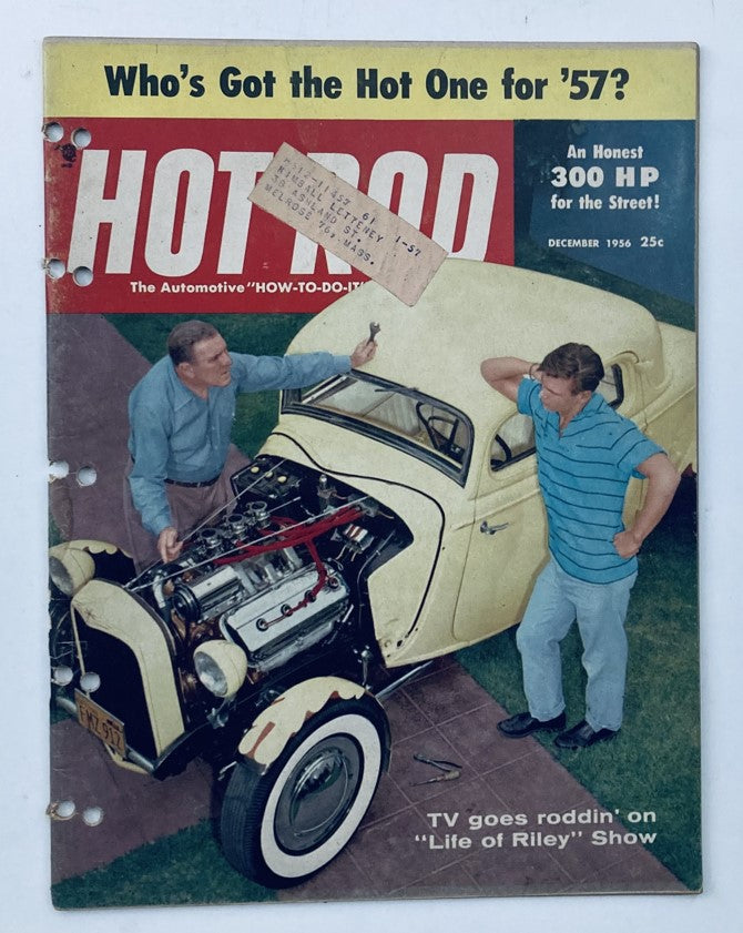 VTG Hot Rod Magazine December 1956 Vol 9 No. 12 Life of Riley Show