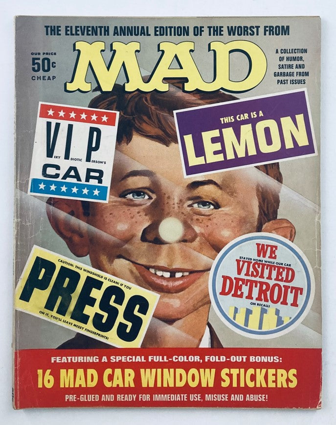 The Worst from Mad Magazine 1968 This Car is a Lemon 6.0 FN Fine No Label