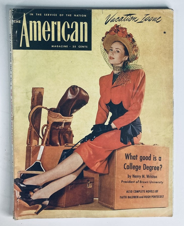 VTG The American Magazine Summer 1947 Vol 143 #5-A Carolyn Cross No Label