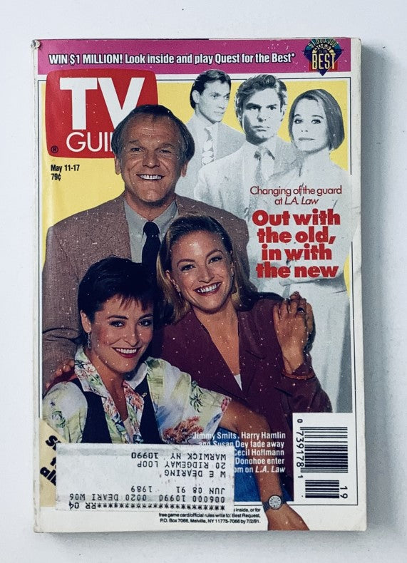 TV Guide Magazine May 11 1991 Susan Dey, Amanda Donohoe NY Metro Ed.