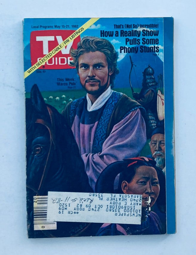 TV Guide Magazine May 15 1982 This Week 'Marco Polo' Tampa-Sarasota Ed.