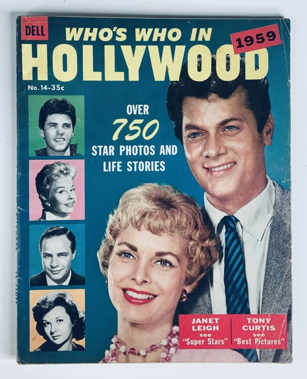 VTG Who's Who In Hollywood Magazine 1959 Vol 1 #14 Janet Leigh No Label