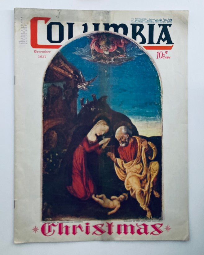 VTG Columbia Magazine December 1937 Vol 17 No. 6 A Christmas Greeting