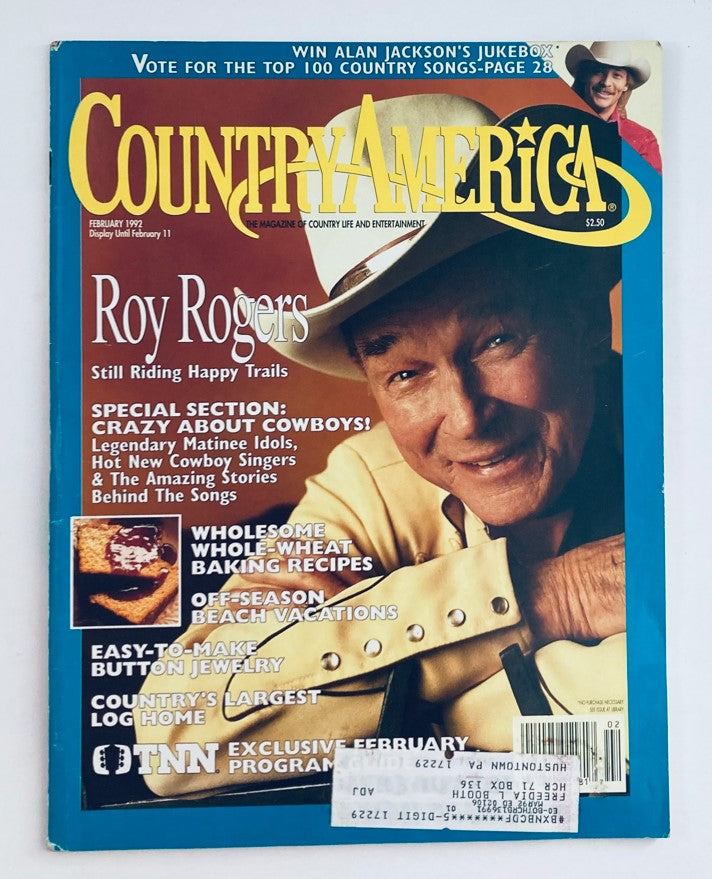 VTG Country America Magazine February 1992 Roy Rogers Riding Happy Trails