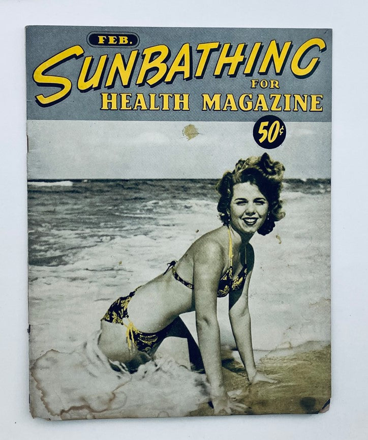 VTG Sunbathing for Health Magazine February 1957 The Woman's Page No Label