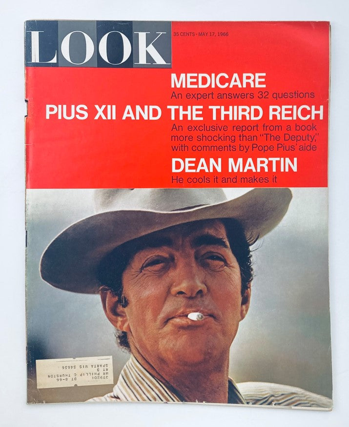 RES* VTG Look Magazine May 17 1966 Dean Martin, Pope Pius XII & The Third Reich