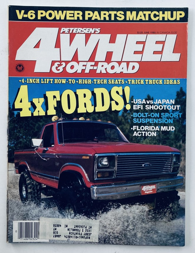 VTG Petersen's 4 Wheel & Off-Road Magazine June 1985 Bolt-On Sport Suspension