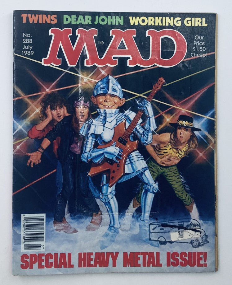 Mad Magazine July 1989 No. 288 Special Heavy Metal Issue 2.0 Good No Label