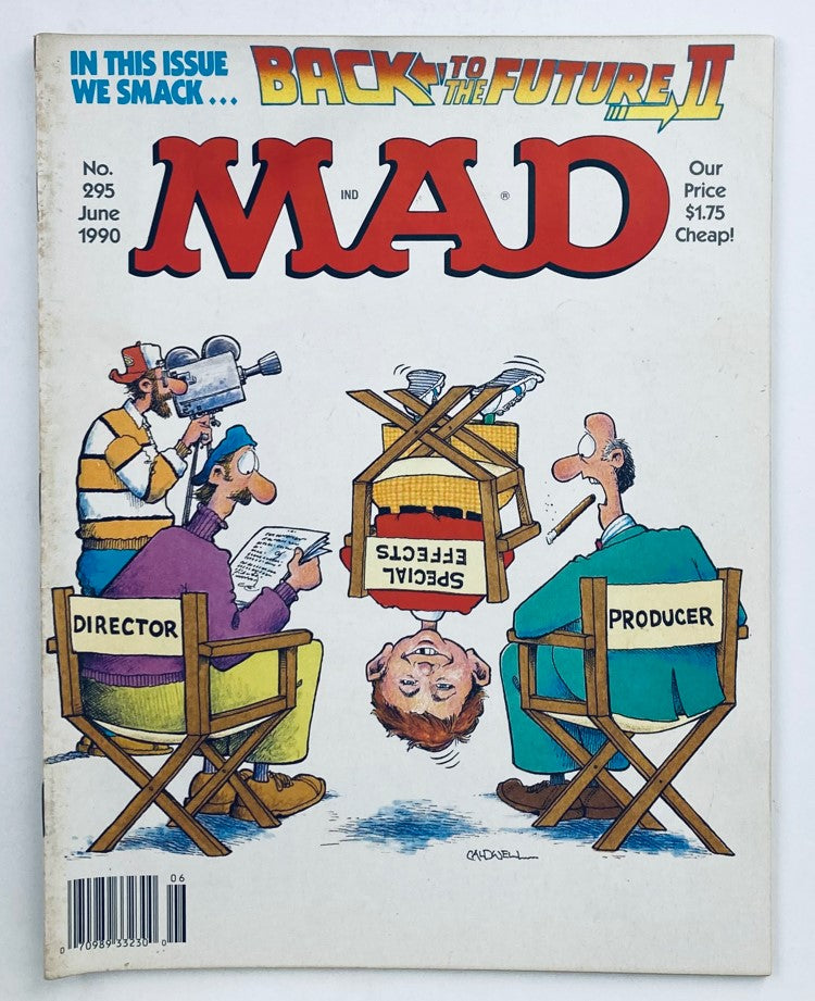 Mad Magazine June 1990 No. 295 Back To The Future II 6.0 FN Fine No Label