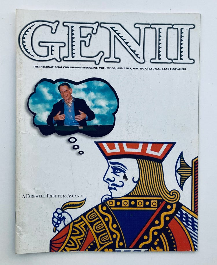 VTG Genii The Conjurors' Magazine May 1997 A Fond Farewell to a Poet No Label