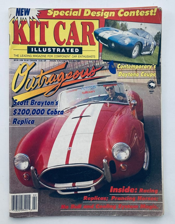 Kit Car Illustrated Magazine February 1991 Vol 8 No. 1 Scott Brayton No Label